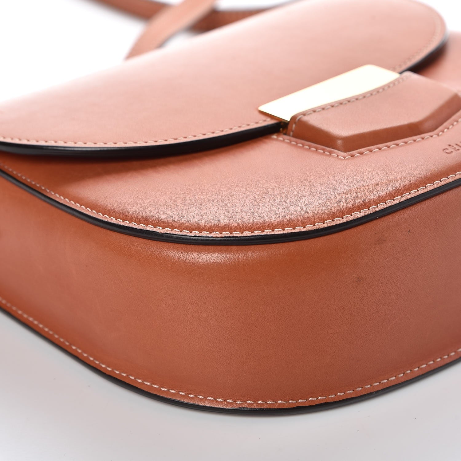 Celine Supersoft Calfskin Small Trotteur Terracotta 9 of 11