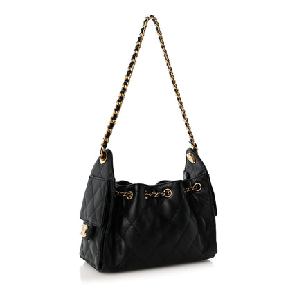 Chanel Caviar Quilted Mini Chanel 25 Handbag Black 3 of 11