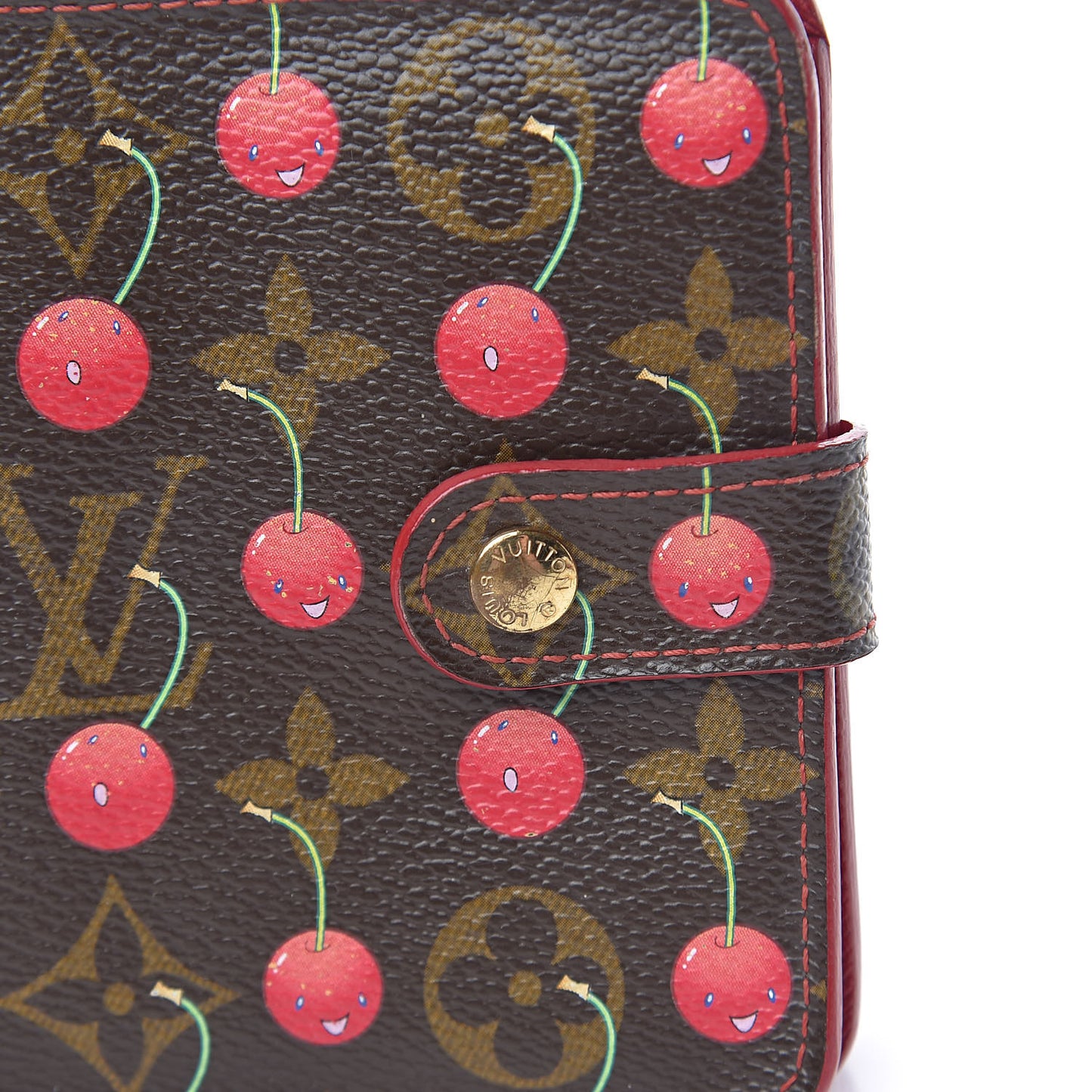 Monogram Cerises Compact Zippe Wallet