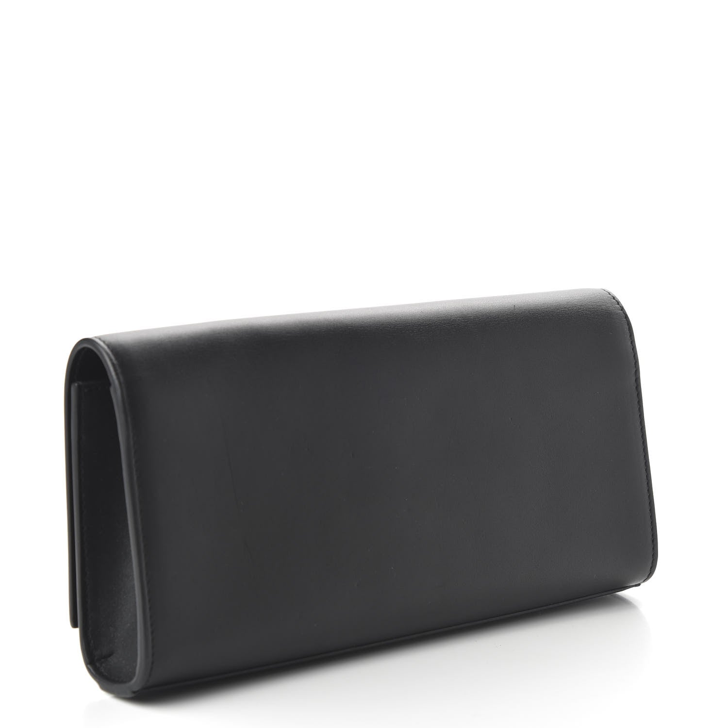 Saint Laurent Calfskin Classic Monogram Tassel Clutch Black 3 of 9
