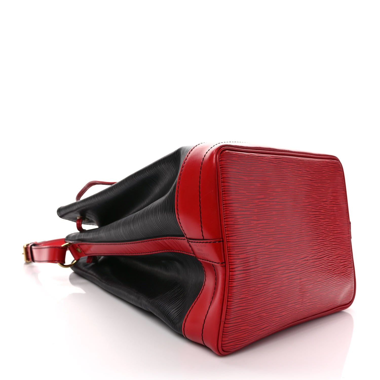 Louis Vuitton Epi Bi-Color Noe Castillan Red Black 4 of 10