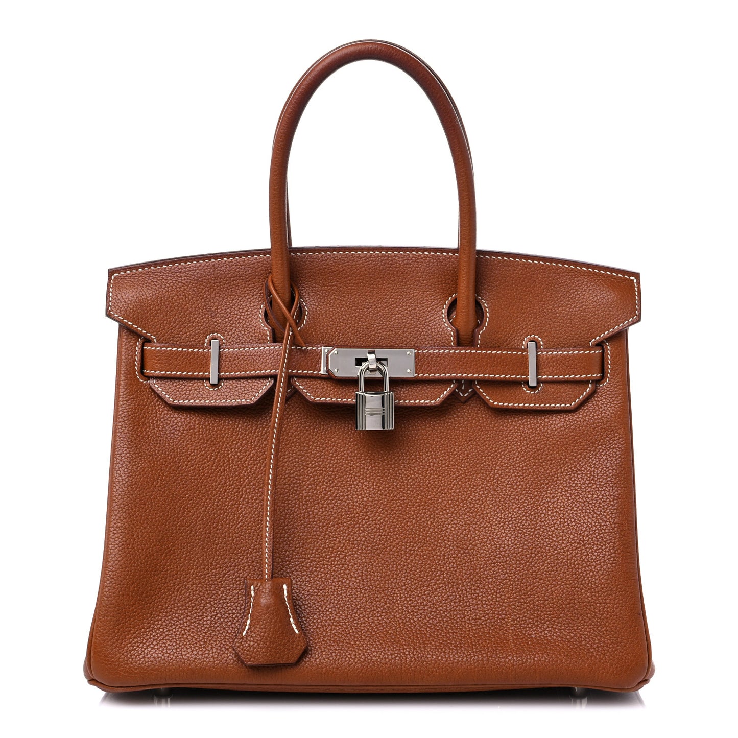 Natural Barenia Faubourg Birkin 30 Fauve