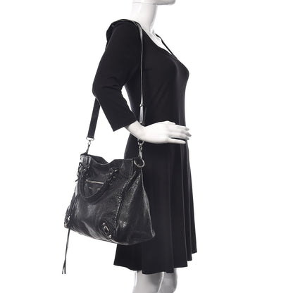 Balenciaga Agneau Classic Silver Hardware Velo Black 3 of 10