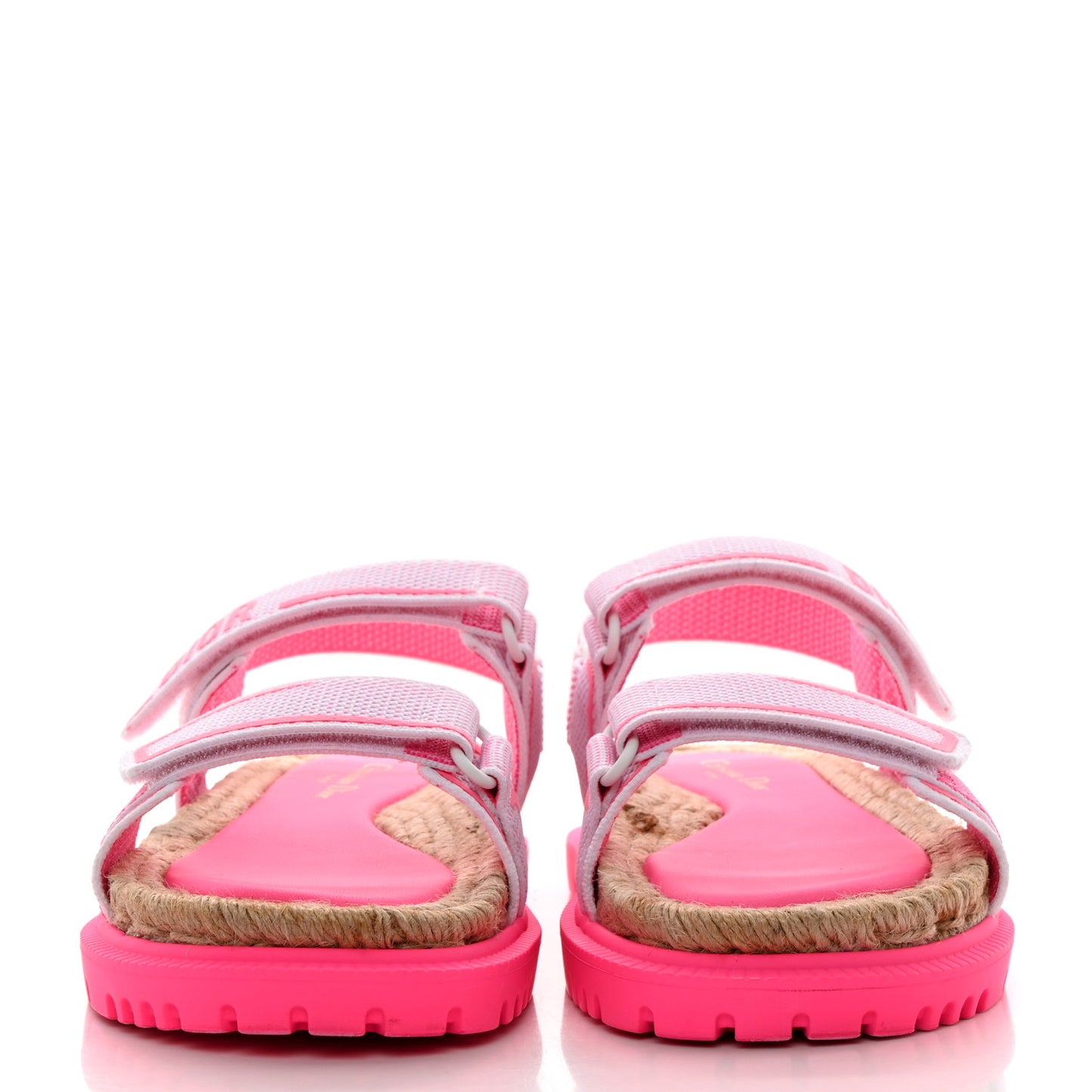 Technical Knit Jute Dioract 10mm Sandals 40.5 White Fuchsia