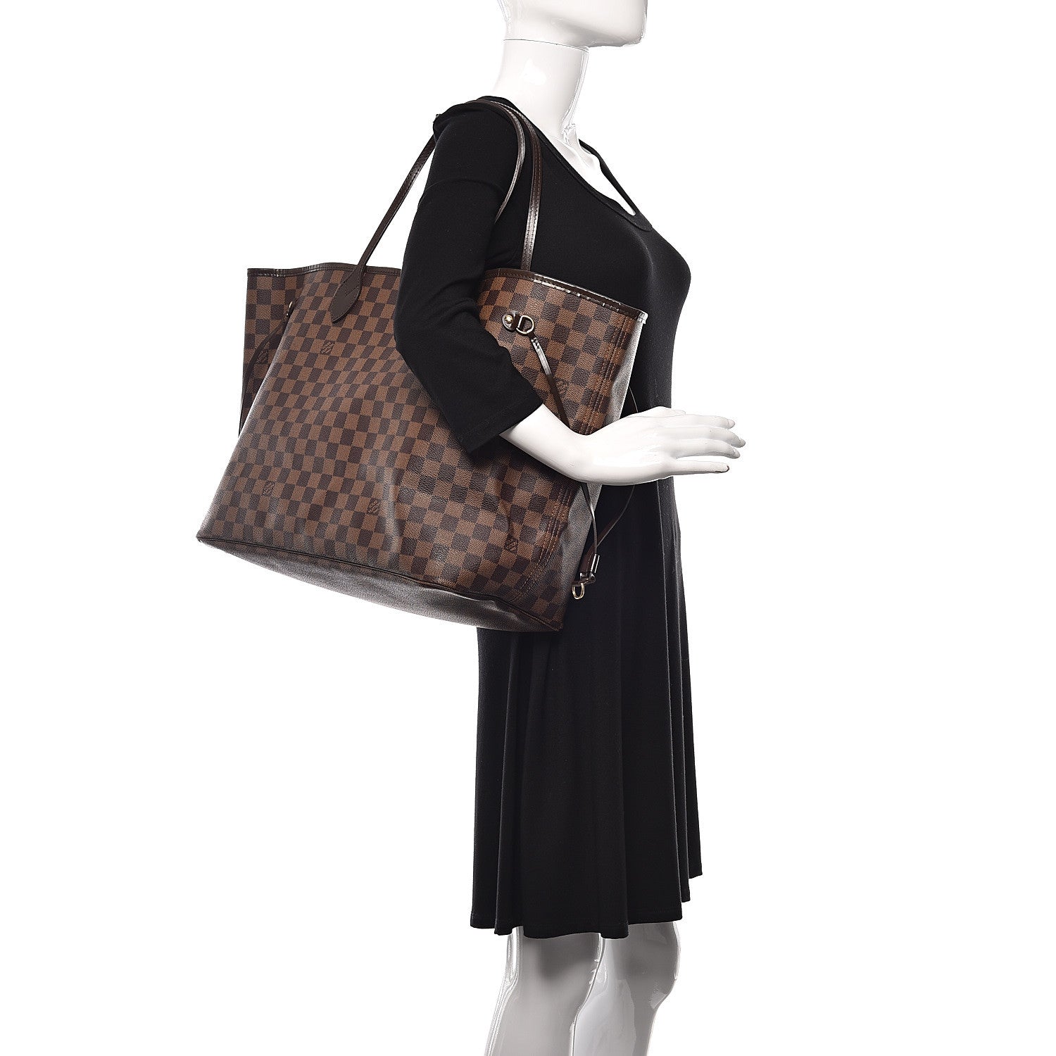 Louis Vuitton Damier Ebene Neverfull GM 2 of 10