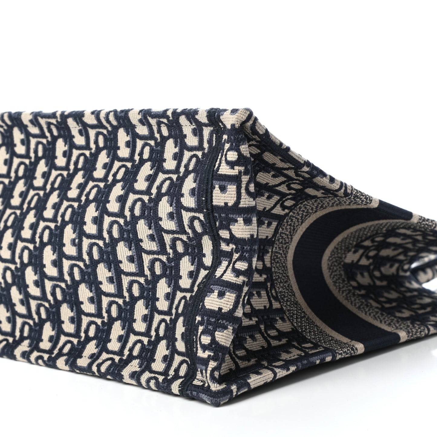Oblique Medium Book Tote Blue Multicolor