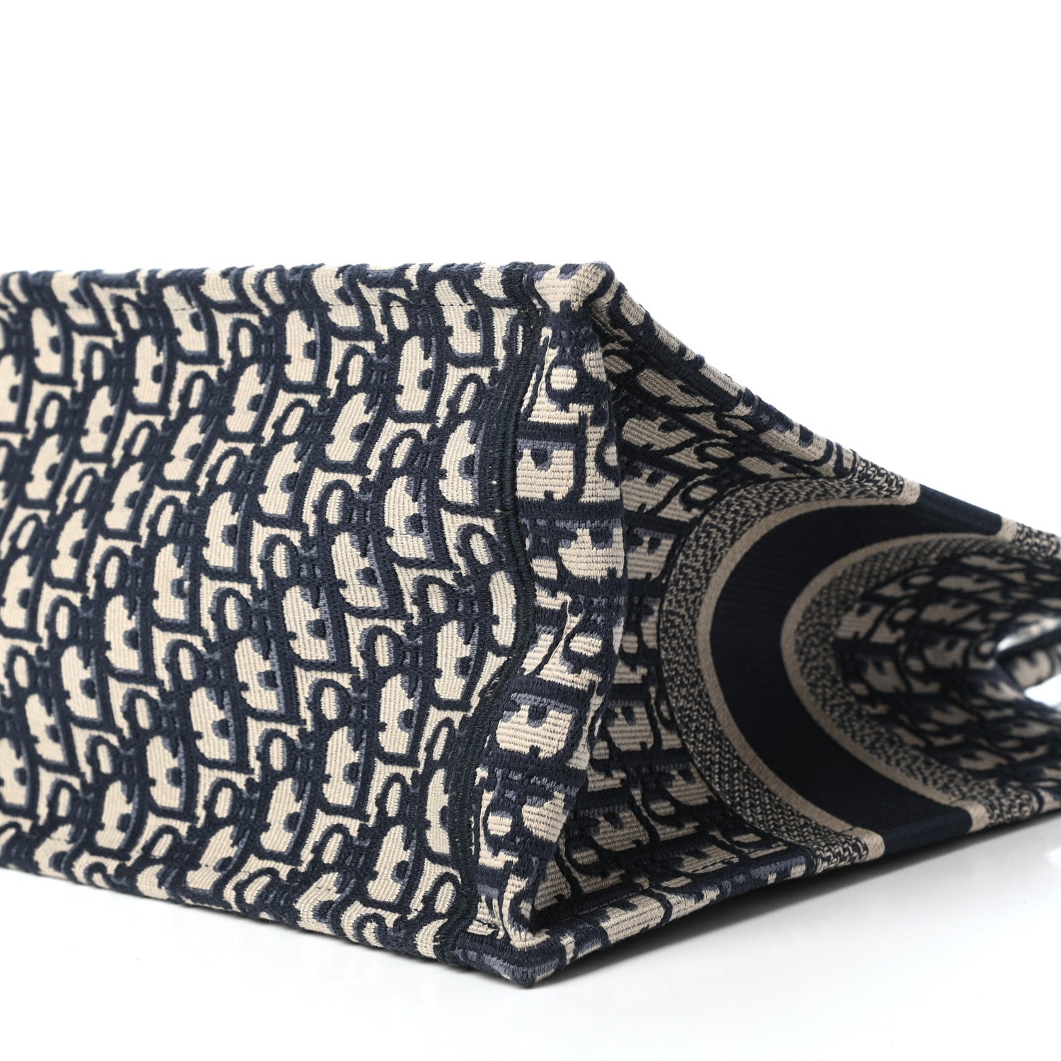 Christian Dior Oblique Medium Book Tote Blue Multicolor 9 of 9
