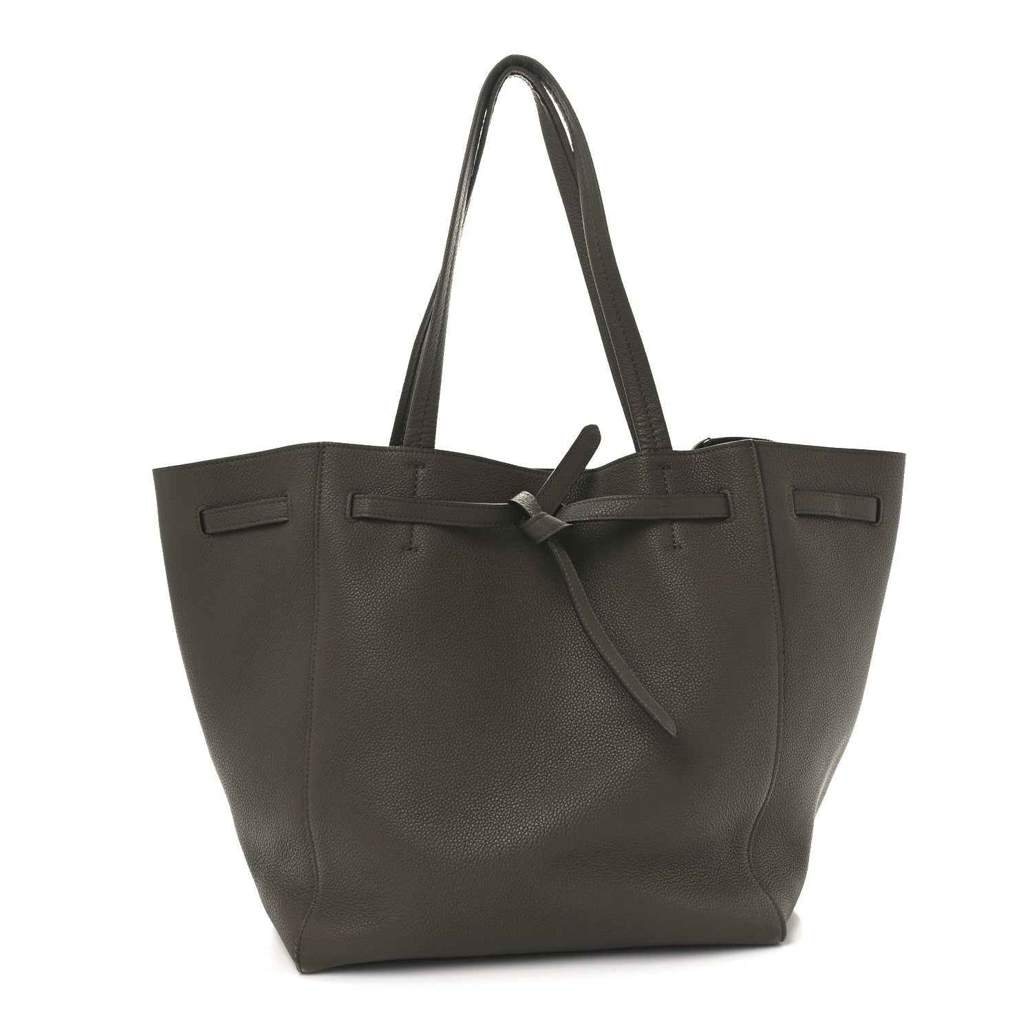 Celine Soft Grained Calfskin Small Belt Cabas Phantom Taupe 1 of 10