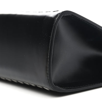 Alaia Calfskin Grommet Studded Clutch Black 9 of 9