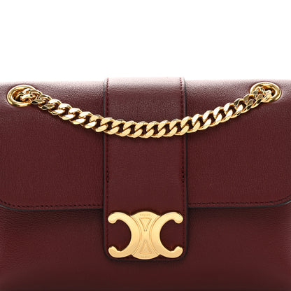 Celine Supple Calfskin Teen Victoire Light Burgundy 7 of 9