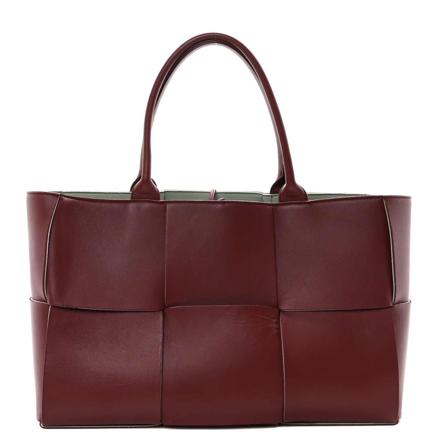 Bottega Veneta Nappa Maxi Intrecciato Medium Arco Tote Barolo Travertine 1 of 10