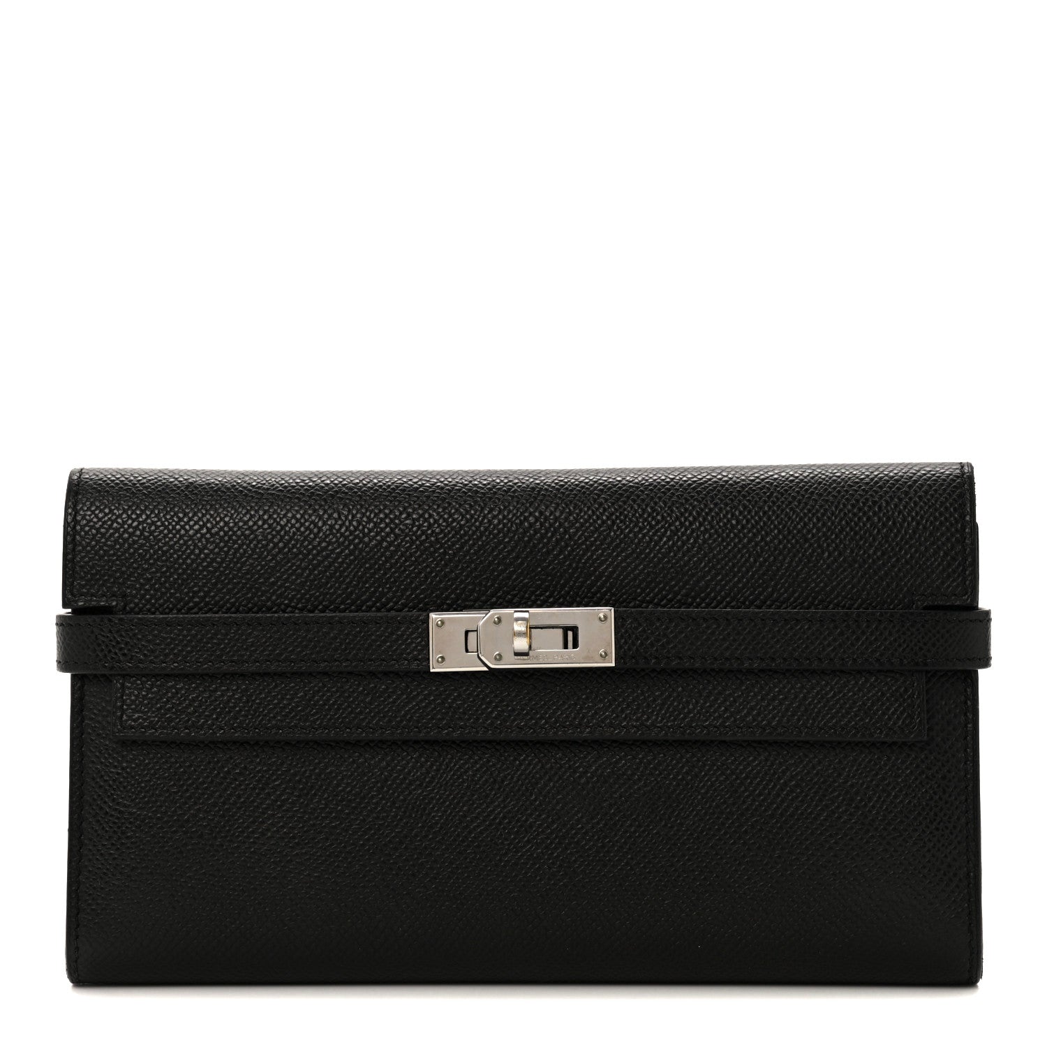 Hermes Epsom Kelly Longue Wallet Black 1 of 8