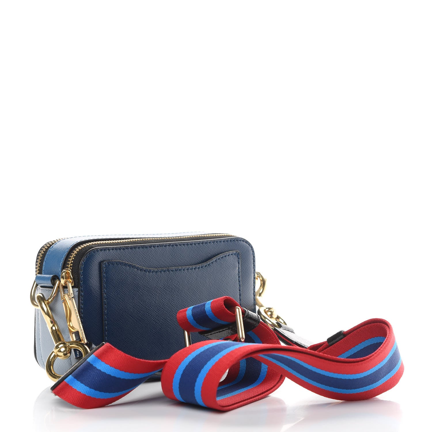 Marc Jacobs Saffiano Small Snapshot Camera Bag Navy Multicolor 3 of 11