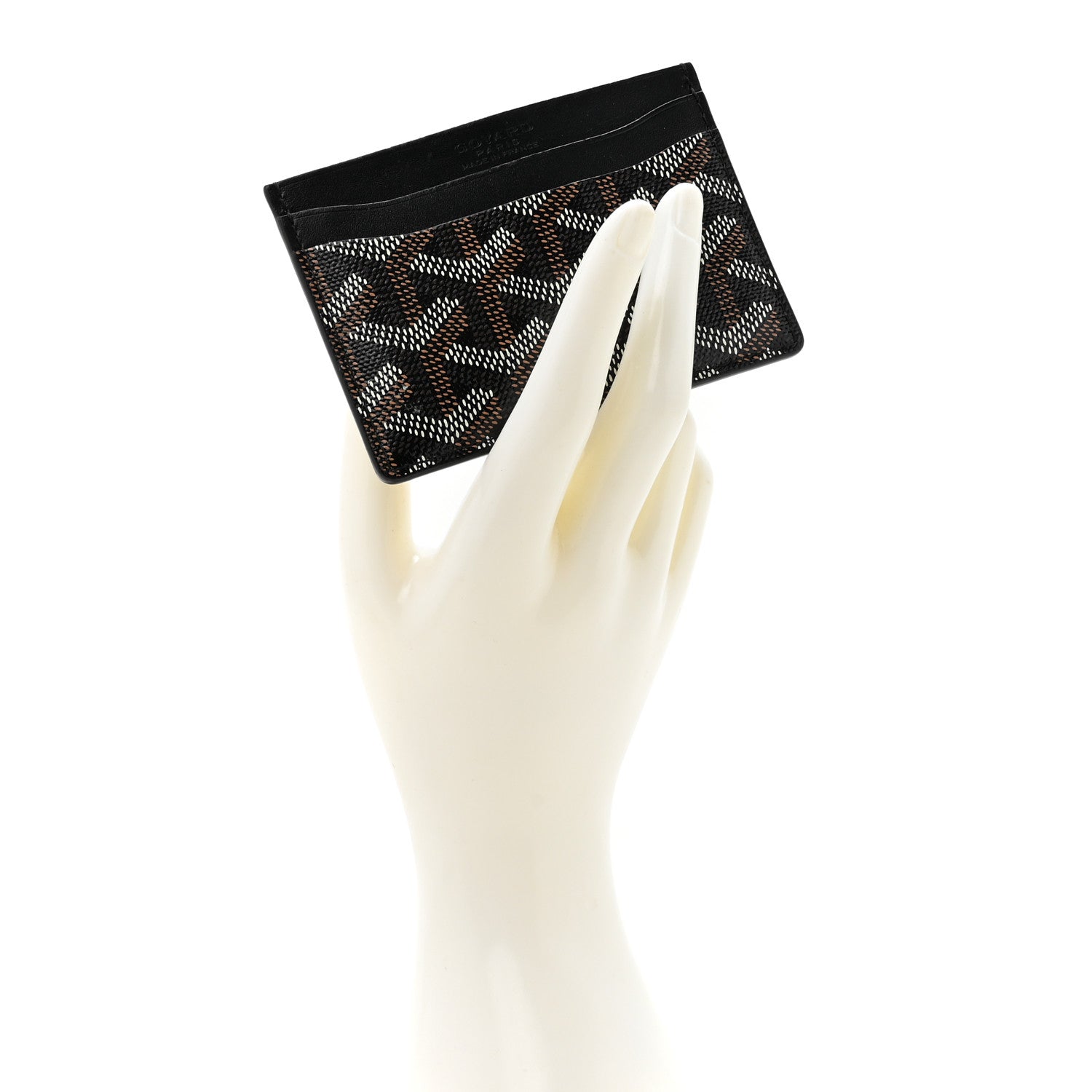 Goyard Goyardine Saint Sulpice Card Holder Black 2 of 8