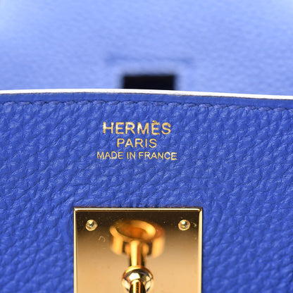 Hermes Togo Birkin 30 Bleu Electrique 8 of 13