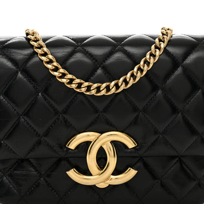 Chanel Lambskin Quilted Mini Maxi CC Flap Black 5 of 10