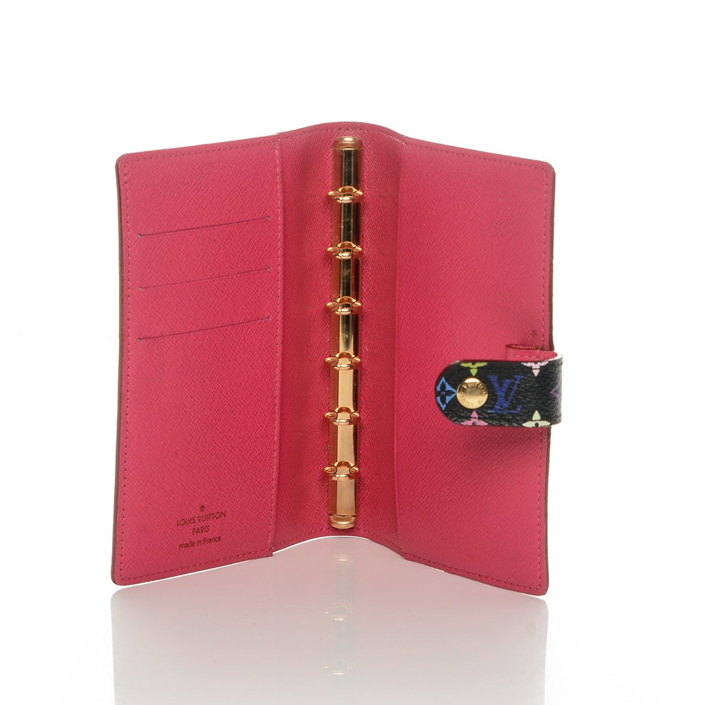 Monogram Multicolor Small Ring Agenda Cover Black Grenade