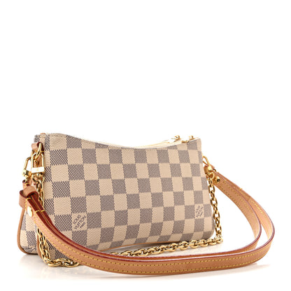 Louis Vuitton Damier Azur Liv Pochette 3 of 17