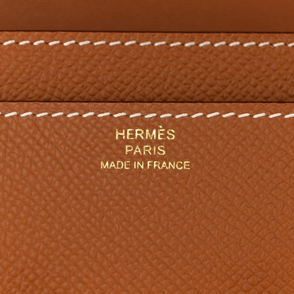 Hermes Epsom Constance Long Wallet To Go Gold 5 of 10
