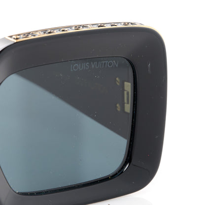 Louis Vuitton X NIGO Acetate 1.1 Zillionaires Sunglasses Z1591W Black 7 of 8