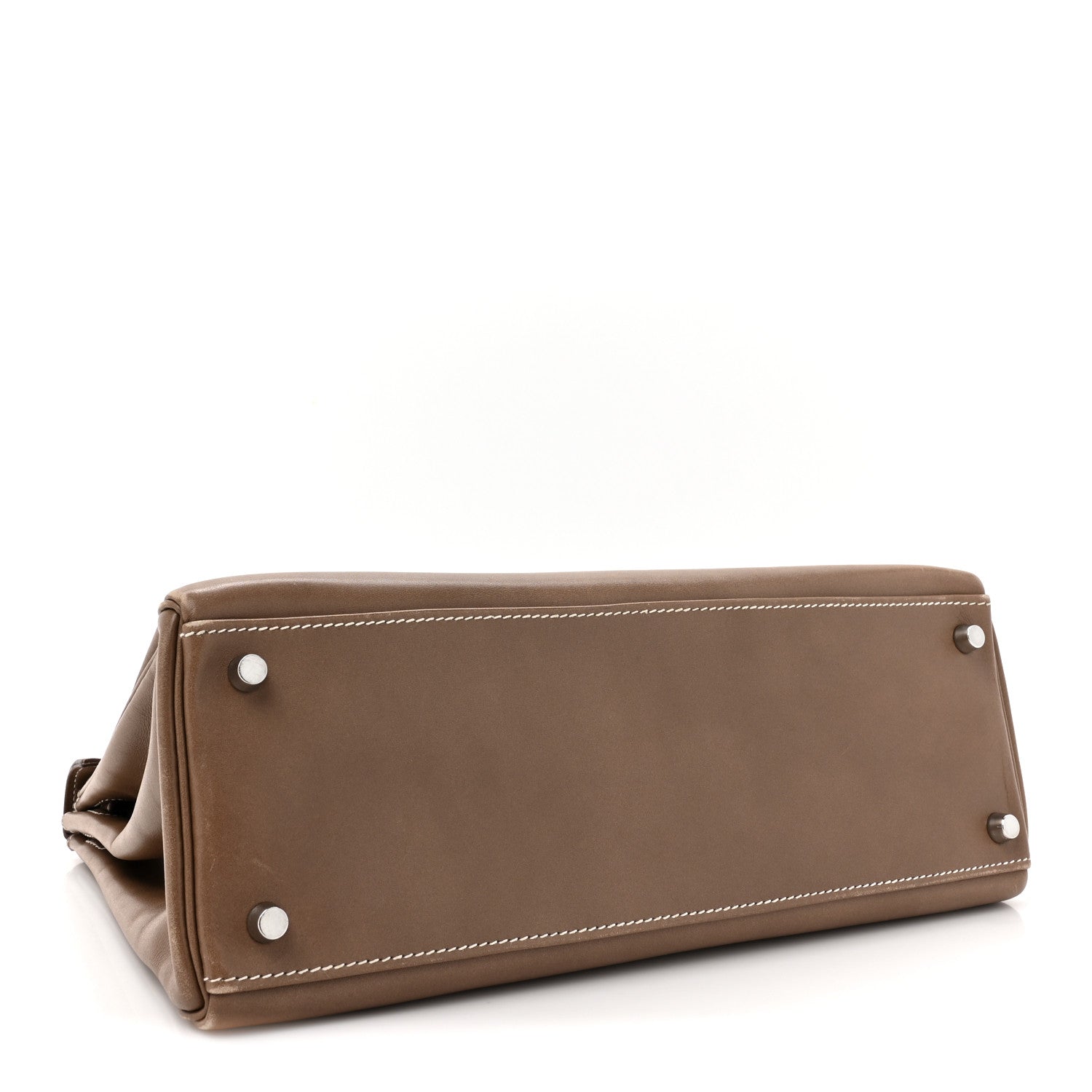 Hermes Tadelakt Kelly Retourne 32 Etoupe 4 of 20
