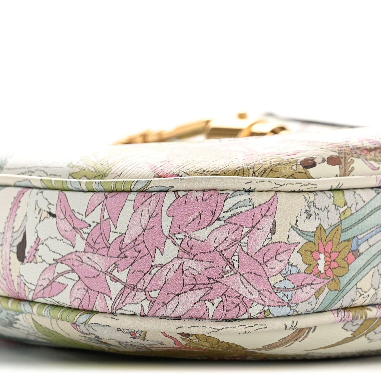 New Shangai Calfskin Tiger Savanah Small Jackie 1961 Hobo Chalky White Multicolor