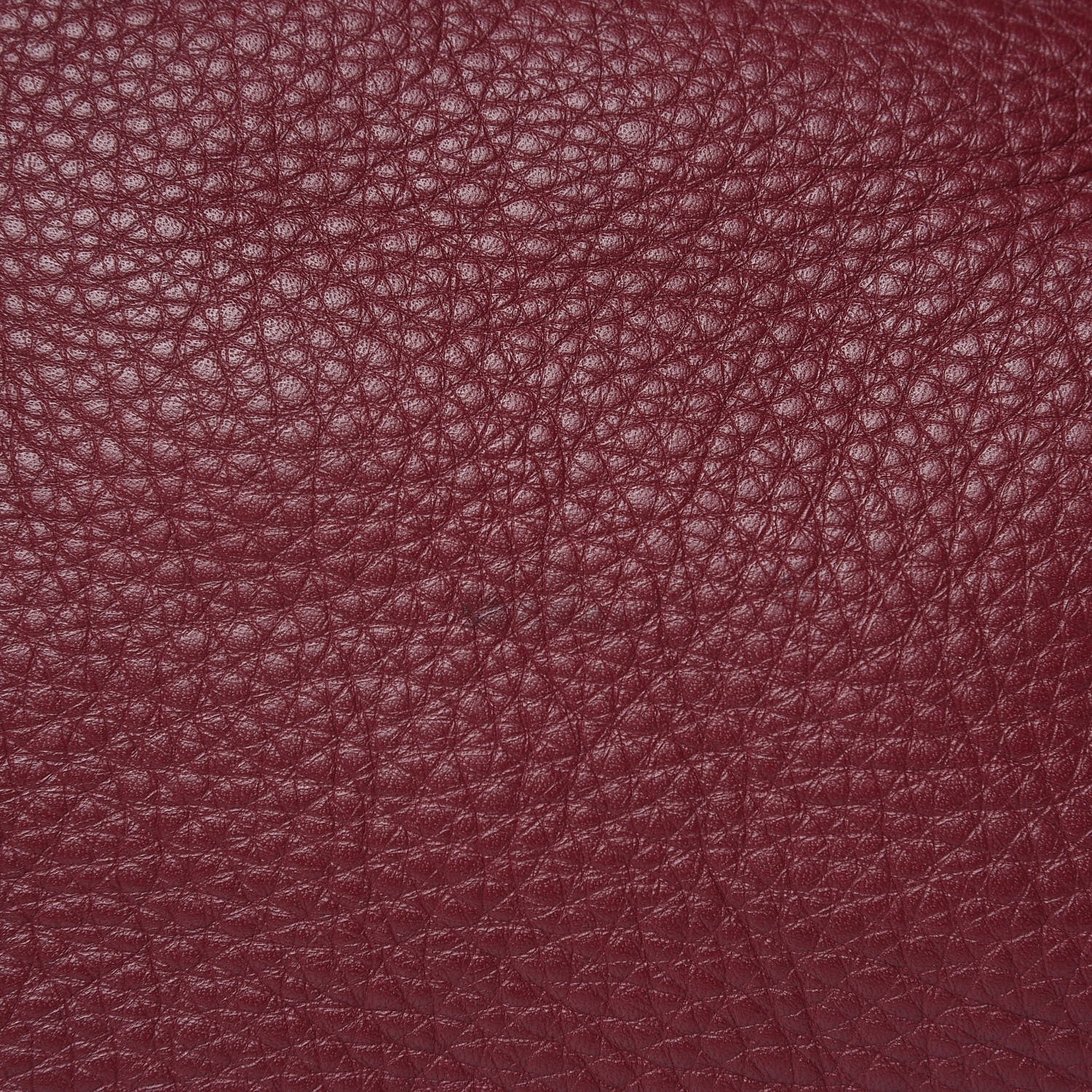 Burberry Grainy Calfskin House Check Medium Maidstone Burgundy Red 10 of 11