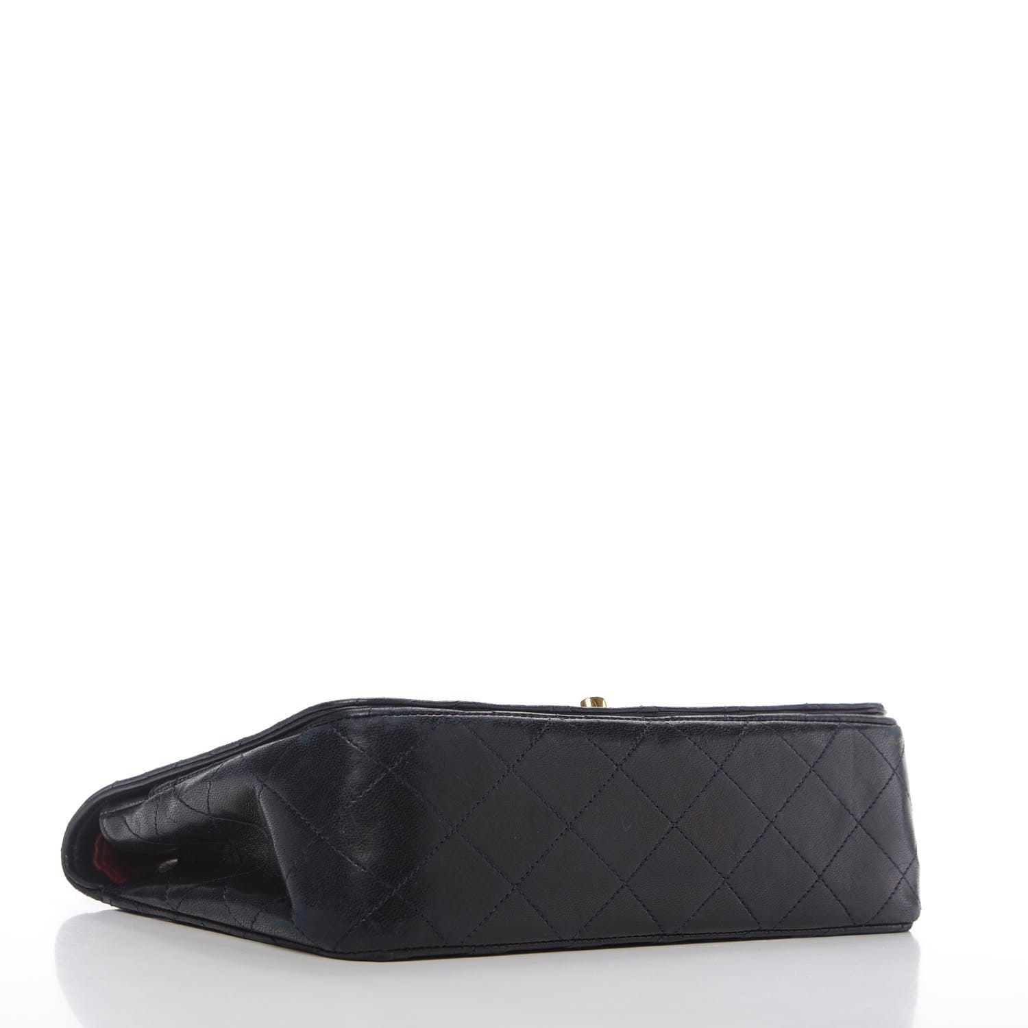 Chanel Lambskin Quilted Small Single Flap Bag Navy 4 of 12