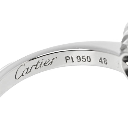 Cartier Platinum Diamond .23ct D'Amour Solitaire Engagement Ring 48 4.5 5 of 7