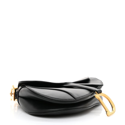 Christian Dior Calfskin Saddle Bag Black 4 of 10
