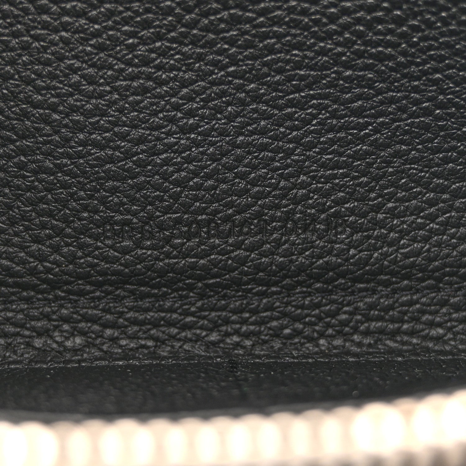 Saint Laurent Grained Calfskin Classic Zip Around Snap Wallet Black 7 of 9