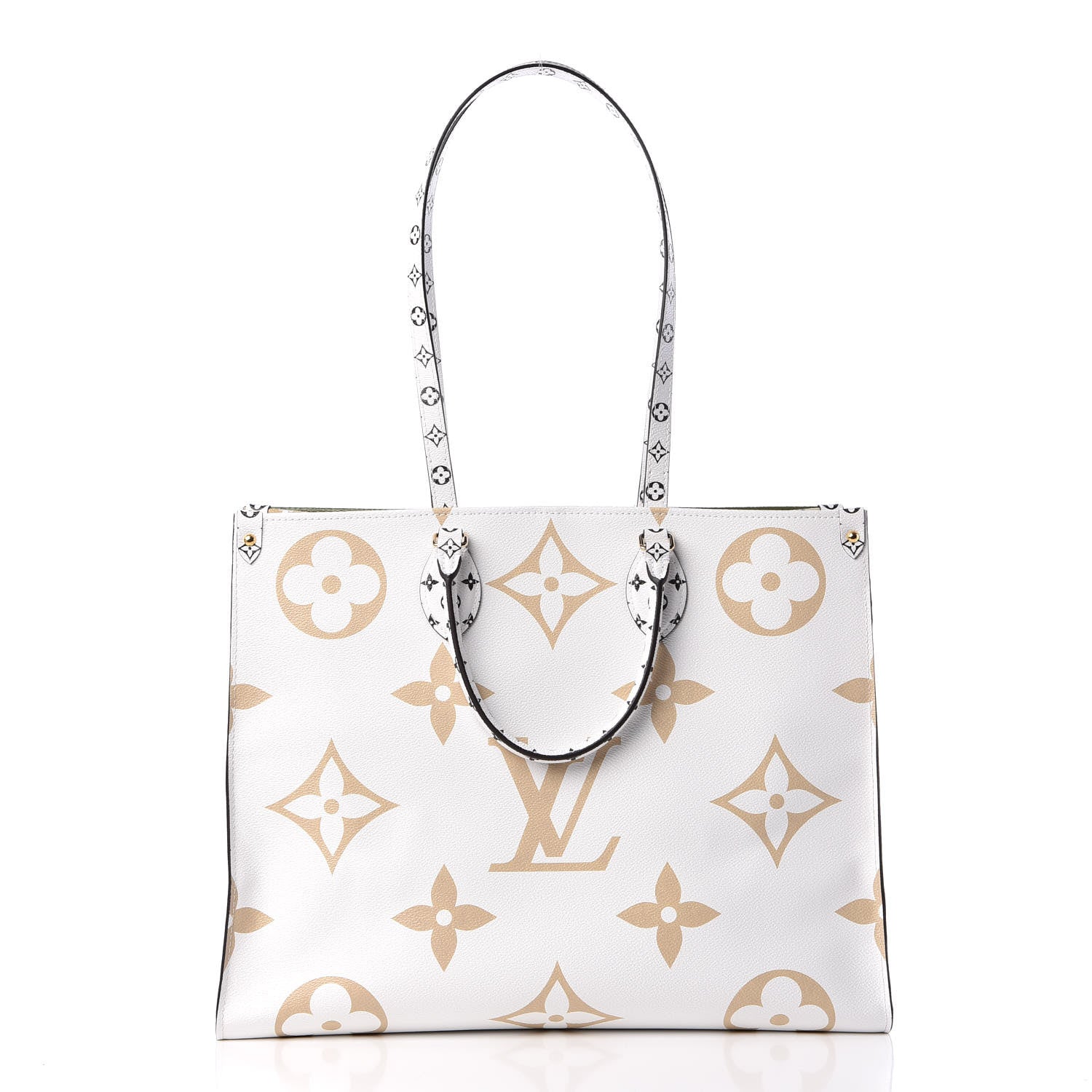 Louis Vuitton Monogram Giant Onthego GM Kaki Beige 3 of 11