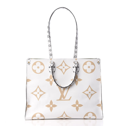 Louis Vuitton Monogram Giant Onthego GM Kaki Beige 3 of 11