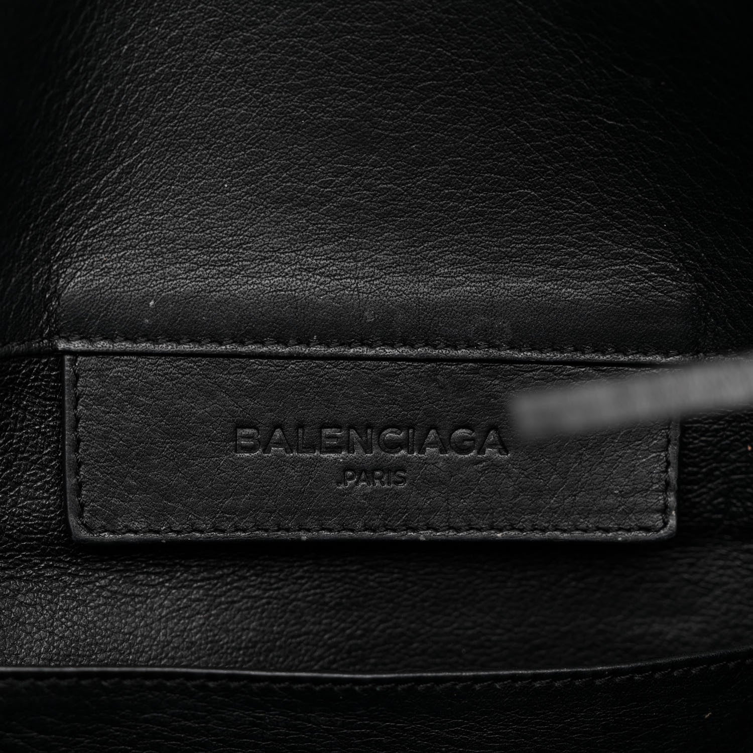 Balenciaga Calfskin Papier Sight Clutch Black 6 of 11