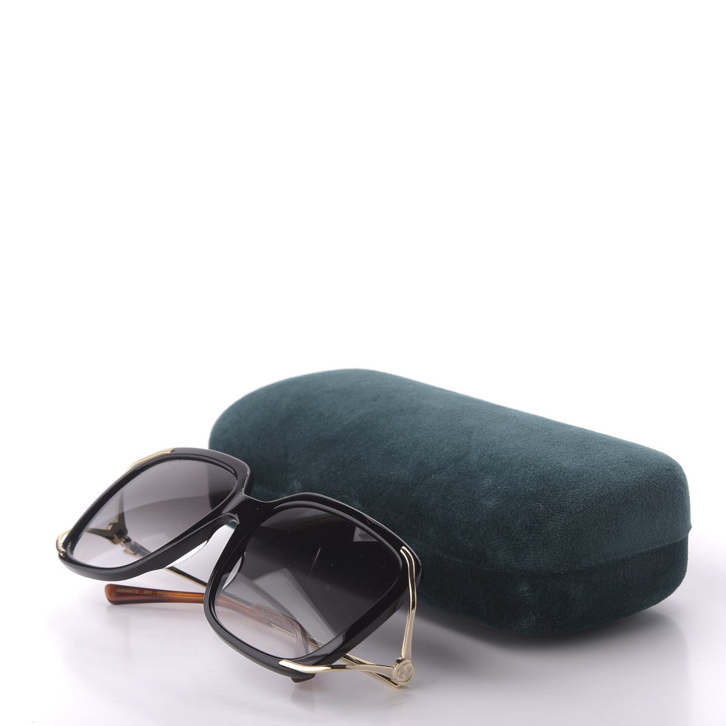 Acetate Butterfly Sunglasses GG0647S Black White