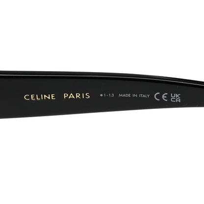 Celine Acetate Triomphe 01 Square Sunglasses CL 40226U Black 6 of 7