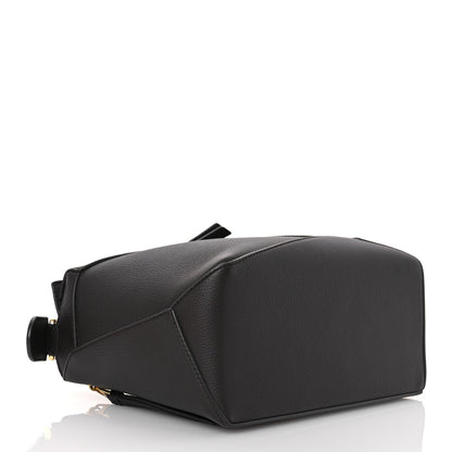 Loewe Grained Calfskin Small Puzzle Edge Bag Dark Grey 4 of 11