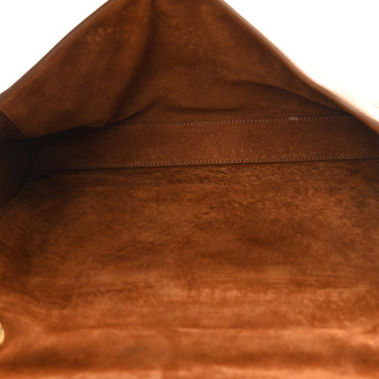 Saint Laurent Smooth Calfskin Suede Medium Reversible Monogram Kate Satchel Light Ochre 7 of 18