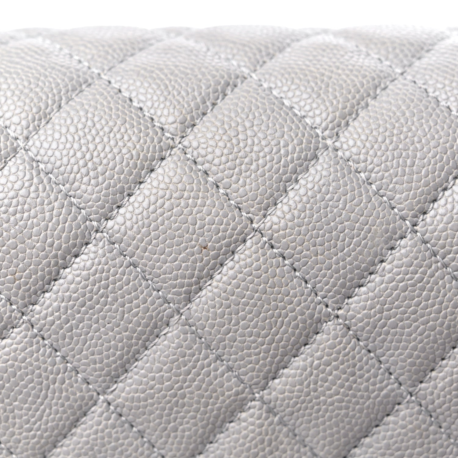 Chanel Caviar Quilted New Medium Boy Flap Grey 17 of 19