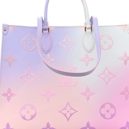 Louis Vuitton Monogram Giant Spring In The City Onthego GM Sunrise Pastel 7 of 9