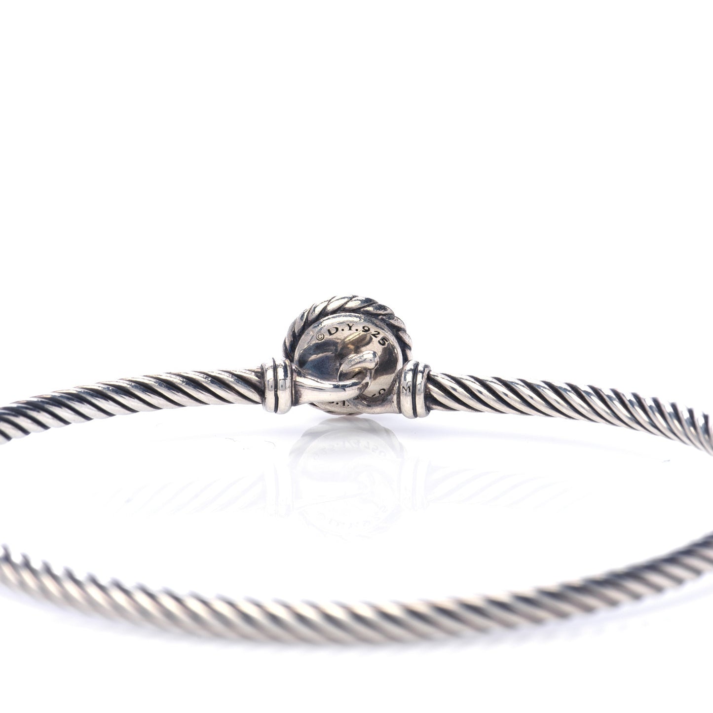 Sterling Silver 18K Yellow Gold 3mm Chatelaine Bracelet