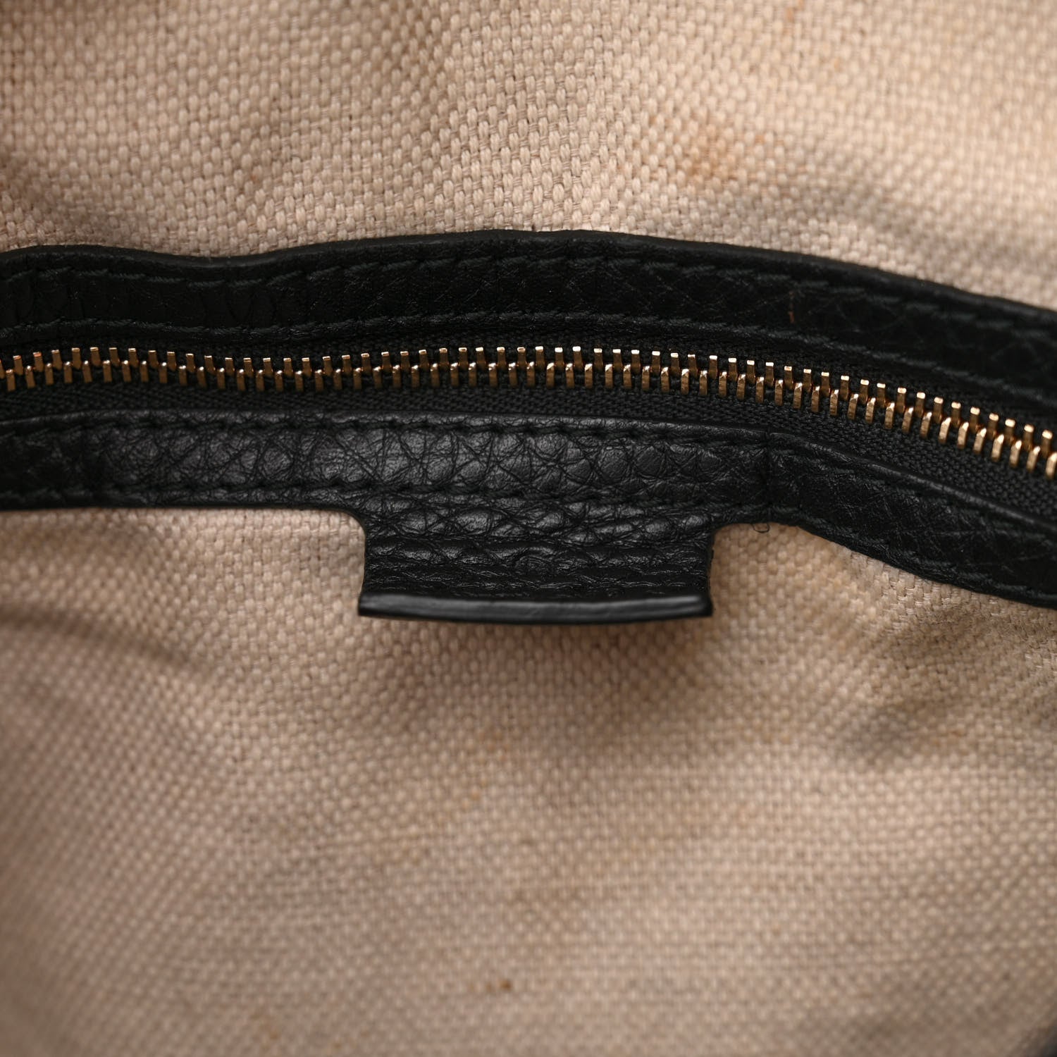 Gucci Pebbled Calfskin Large Soho Shoulder Bag Black 13 of 13