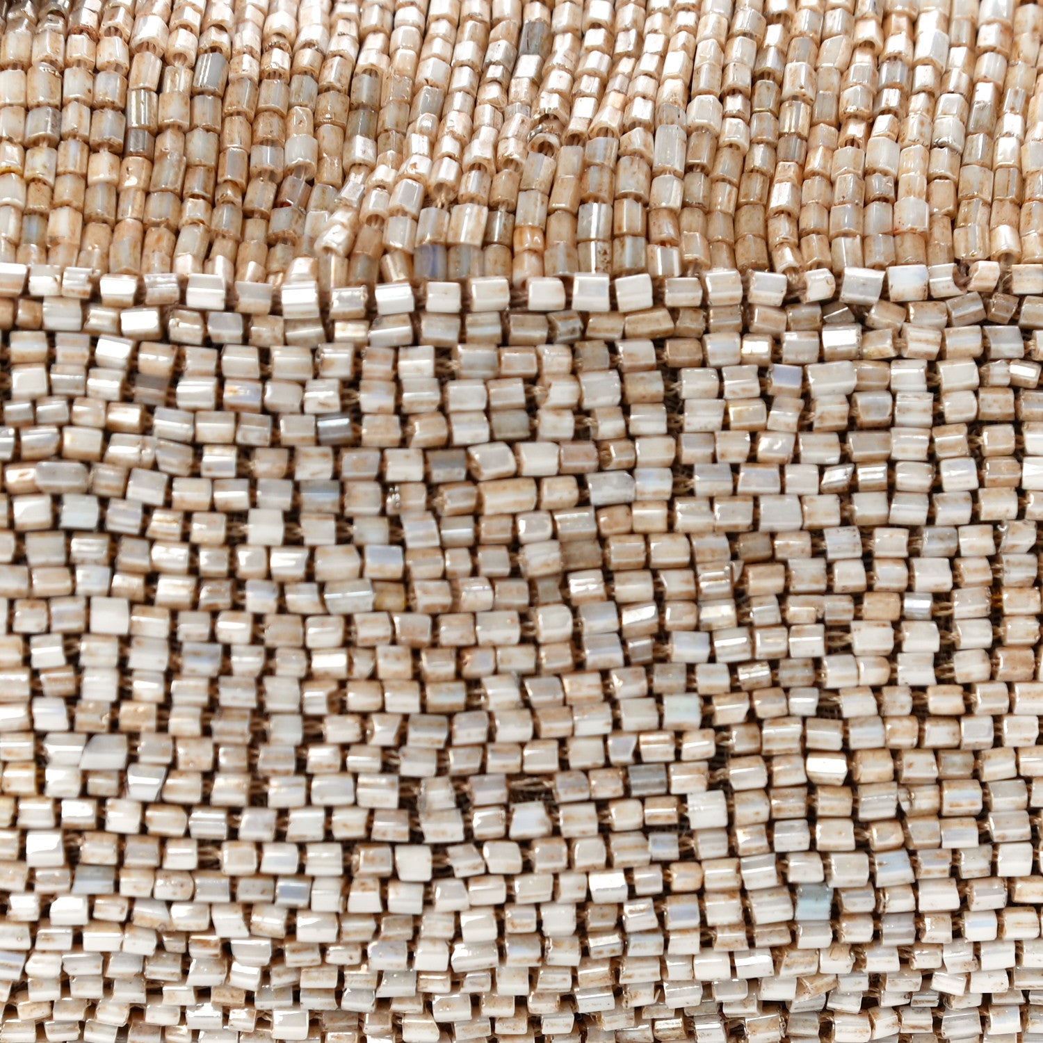 Fendi Beaded Baguette Beige 9 of 17