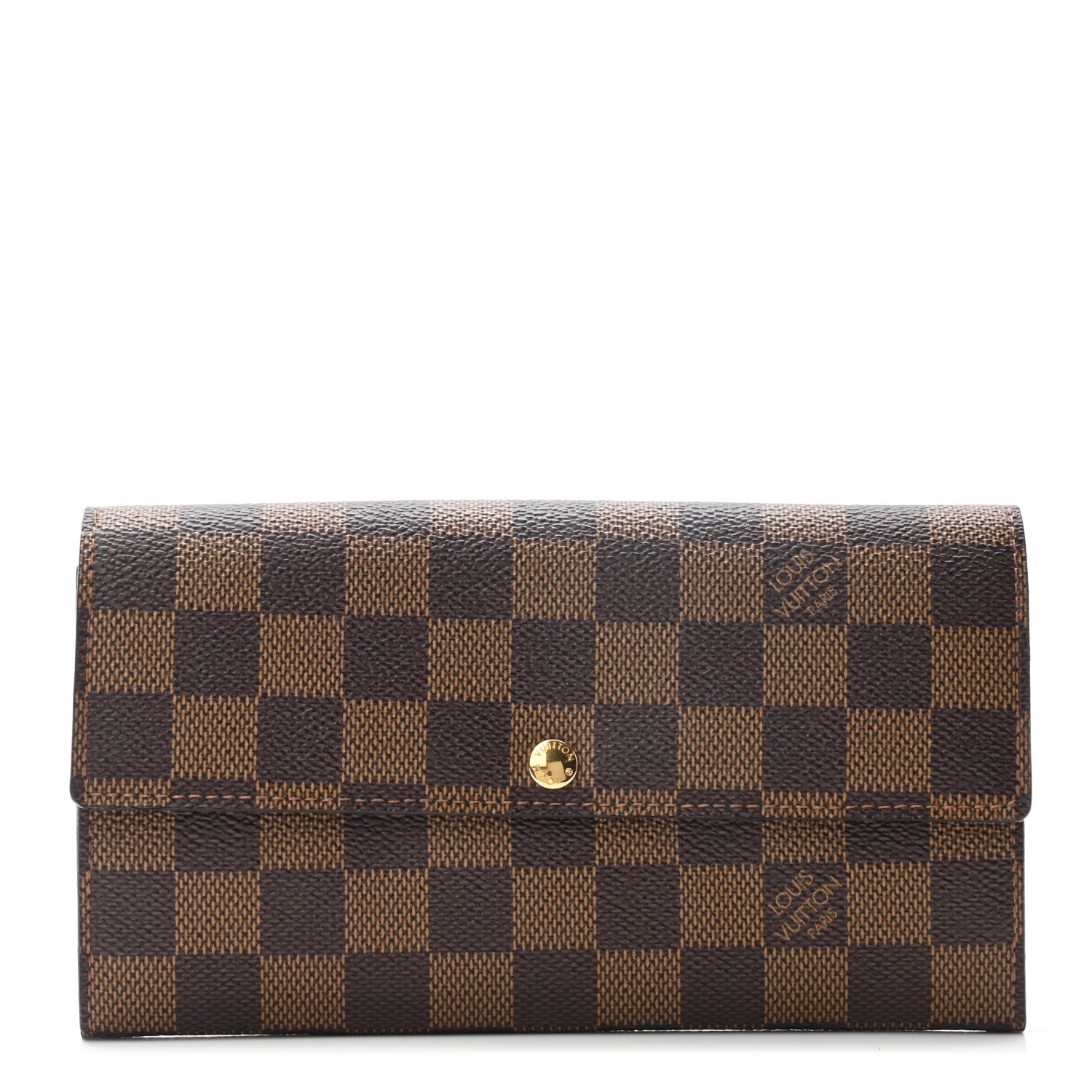 Louis Vuitton Damier Ebene Sarah Wallet 1 of 7