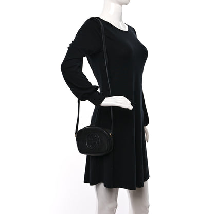 Gucci Pebbled Calfskin Mini Soho Disco Bag Black 3 of 9