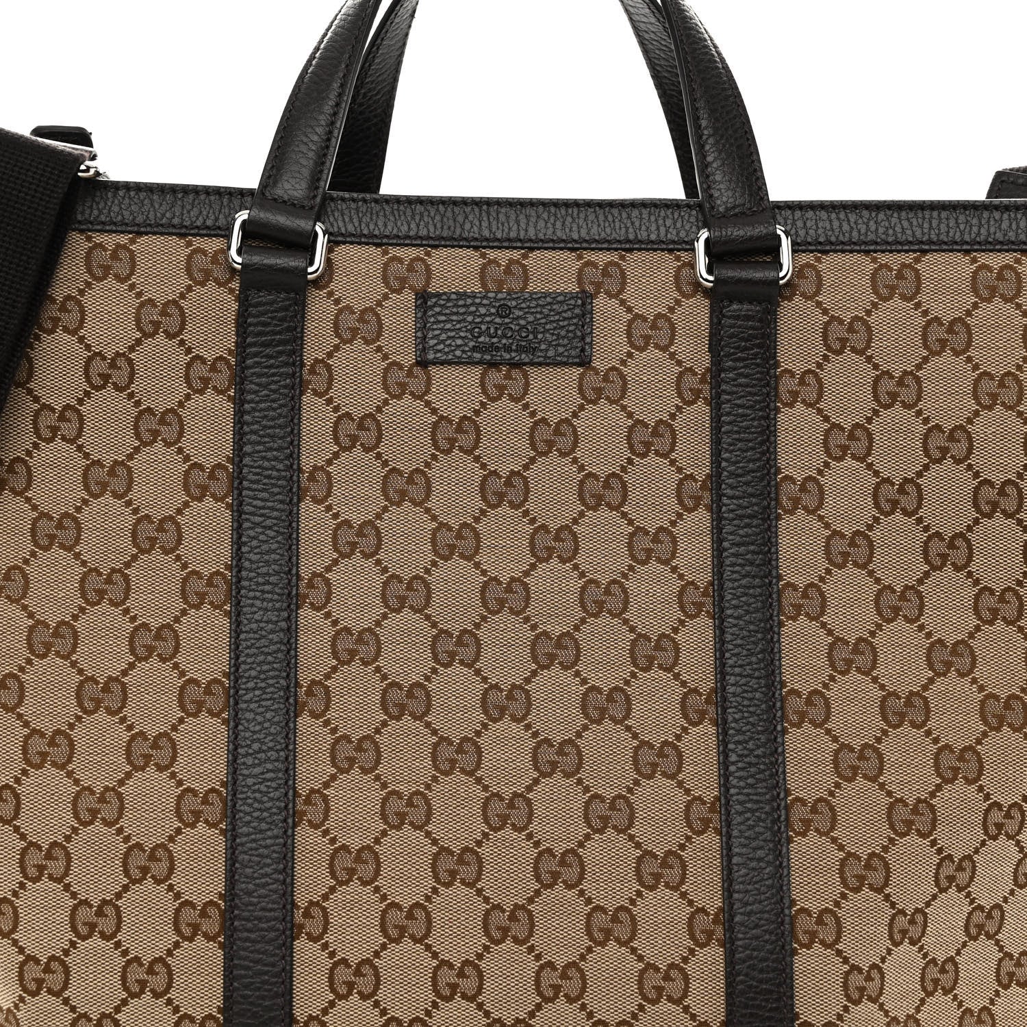 Gucci GG Monogram Large Joy Tote Bag Dark Brown 8 of 10