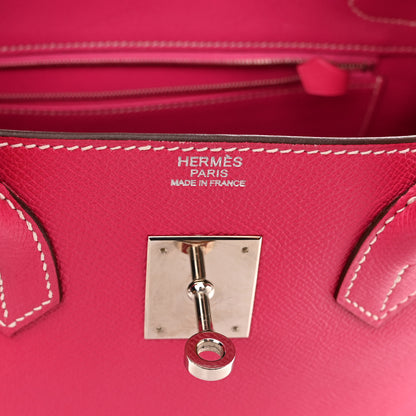 Hermes Epsom Birkin 30 Rose Tyrien 6 of 14