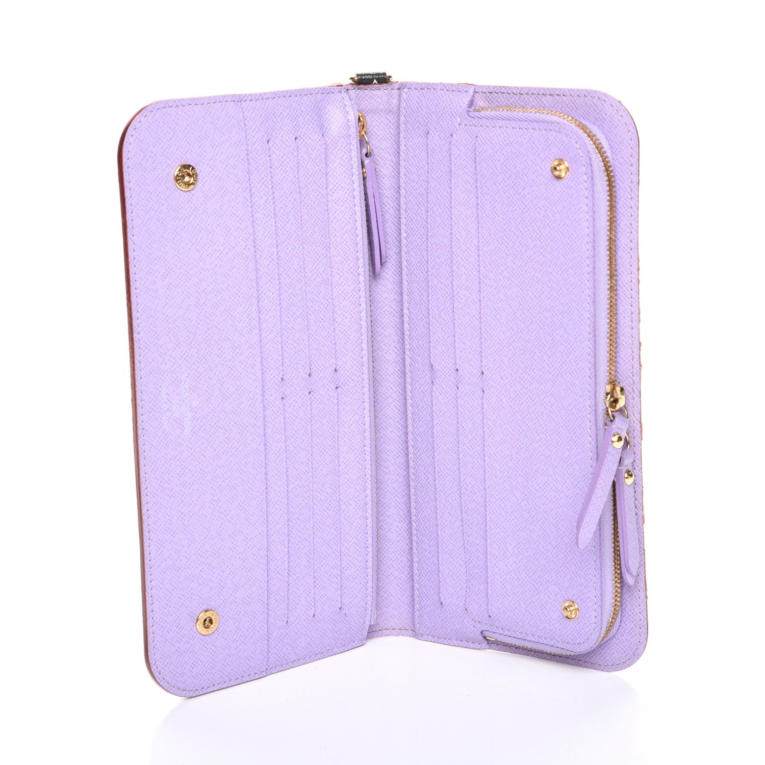 Louis Vuitton Monogram Multicolor Insolite Wallet Black Violet 7 of 7