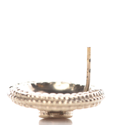 Chanel Medallion CC Earrings Gold 6 of 6