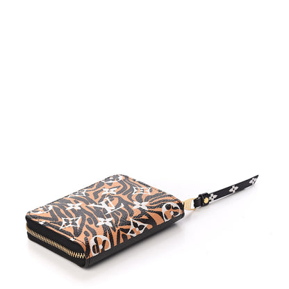 Louis Vuitton Monogram Giant Jungle Zippy Coin Purse Black 3 of 10